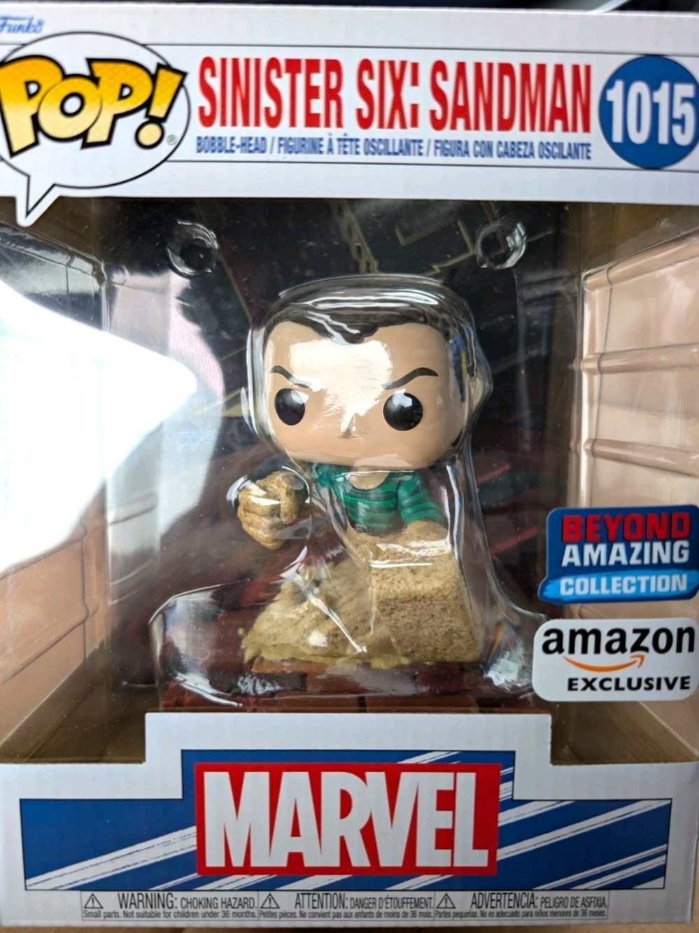 Funko Pop! Marvel Sinister Six Sandman Green and Tan Figure #1015